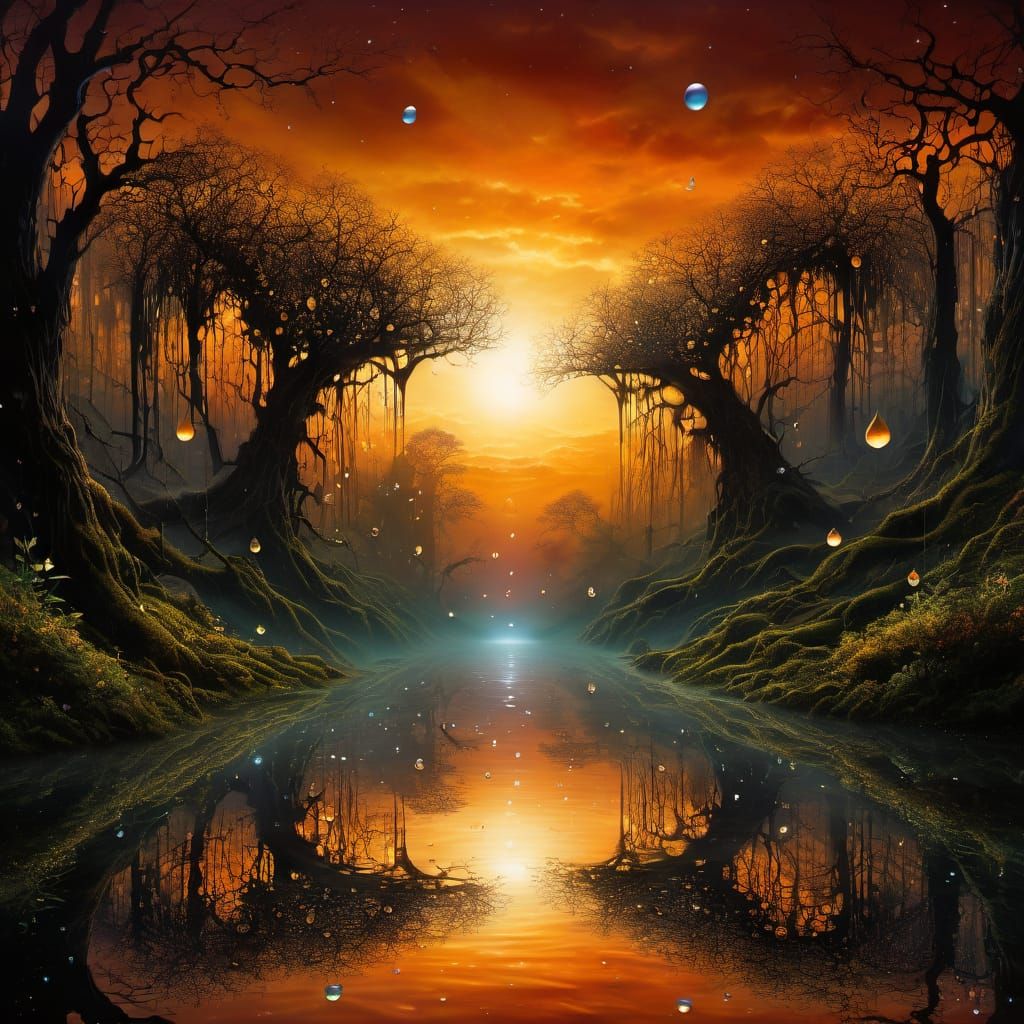 The world of sunset