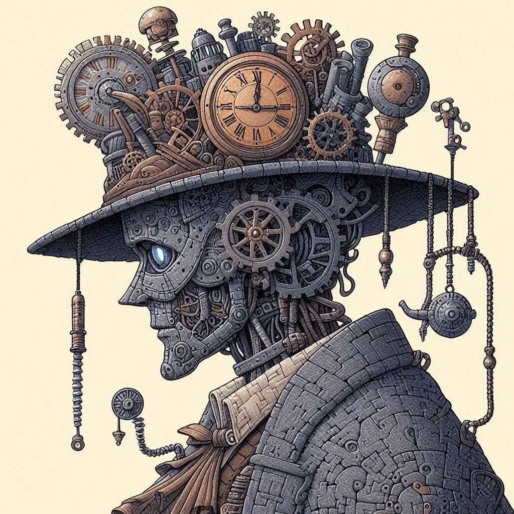 Clockwork Man AI Generated Artwork NightCafe Creator