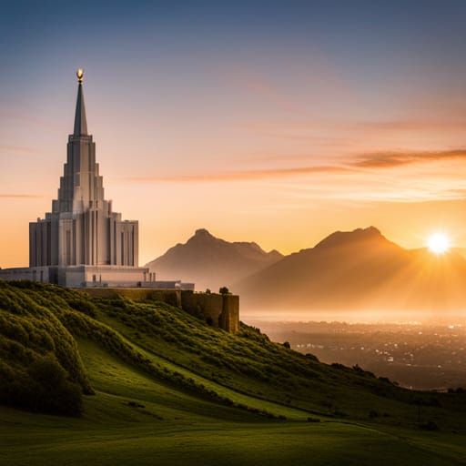Sunrise over mountain