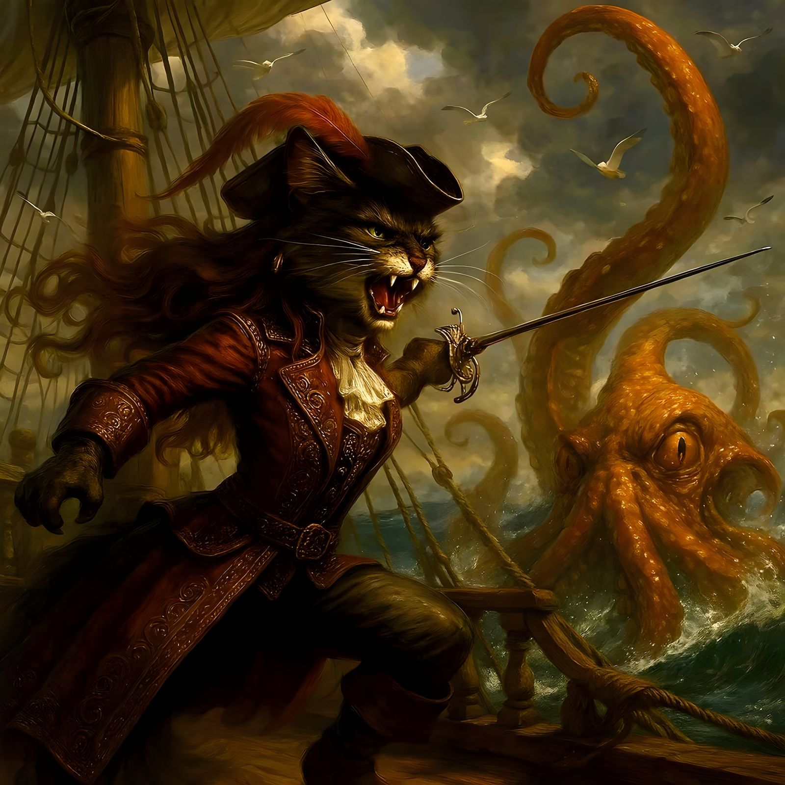 captain kitty fierce fighting