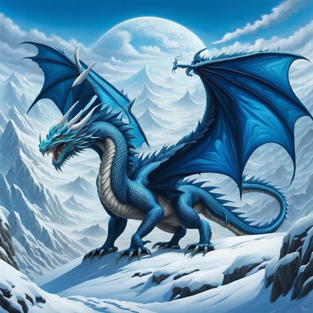 Ice Drake  by @MDC the one and only