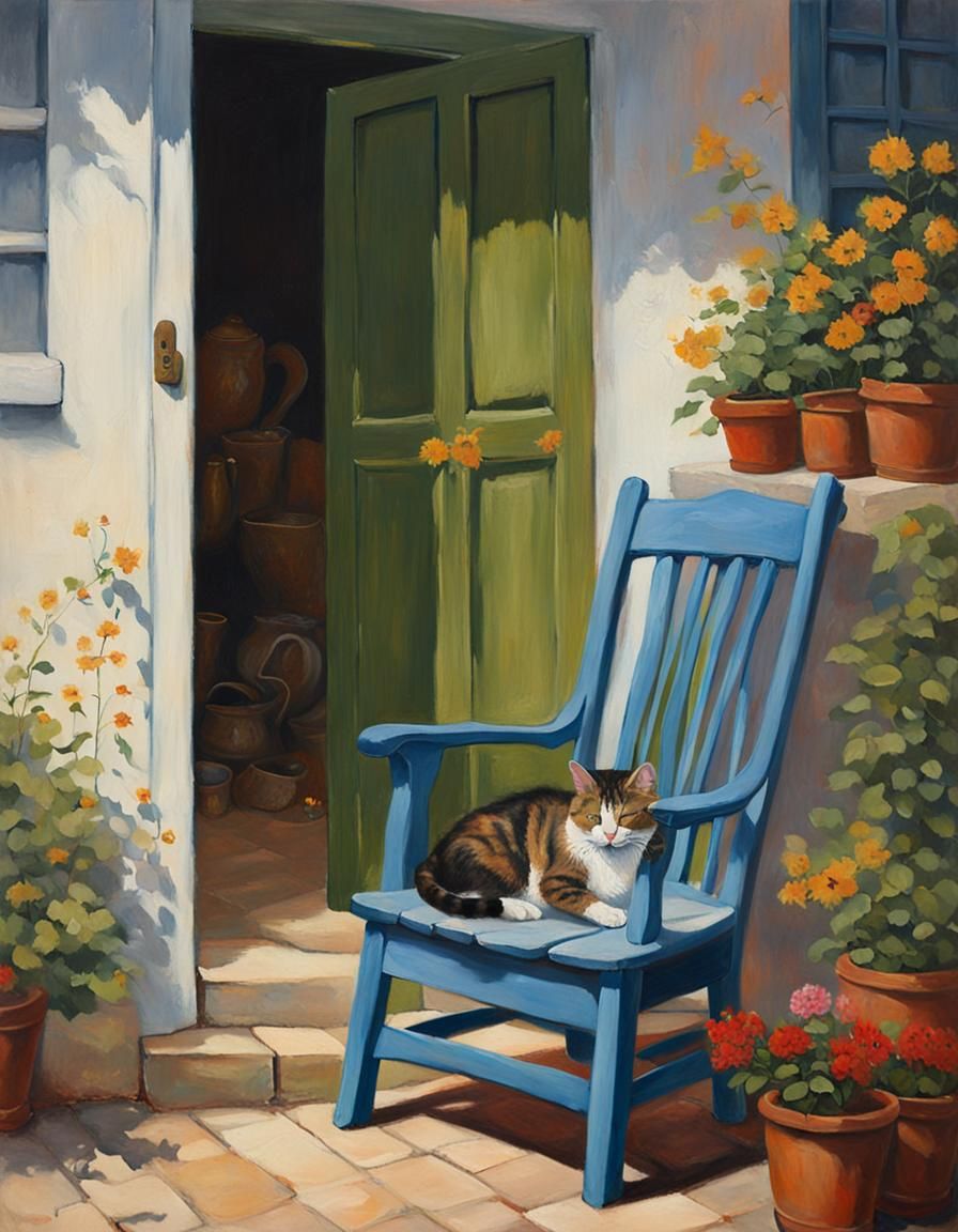 Dozing cat