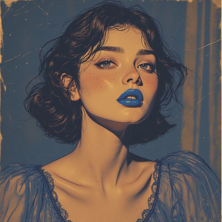 Blue lips