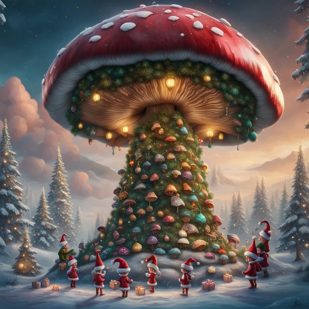 Red Tops' Big North Christmas Tree  by @Cobalt Blue