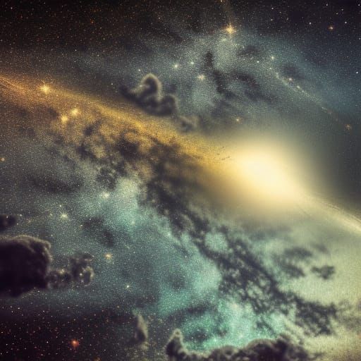 A bright night sky full of stars