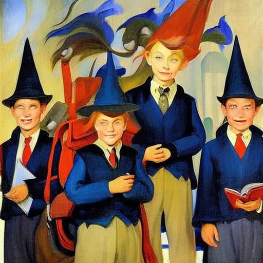 Beautiful and wizard vampiresse back to school 
Wizards back...