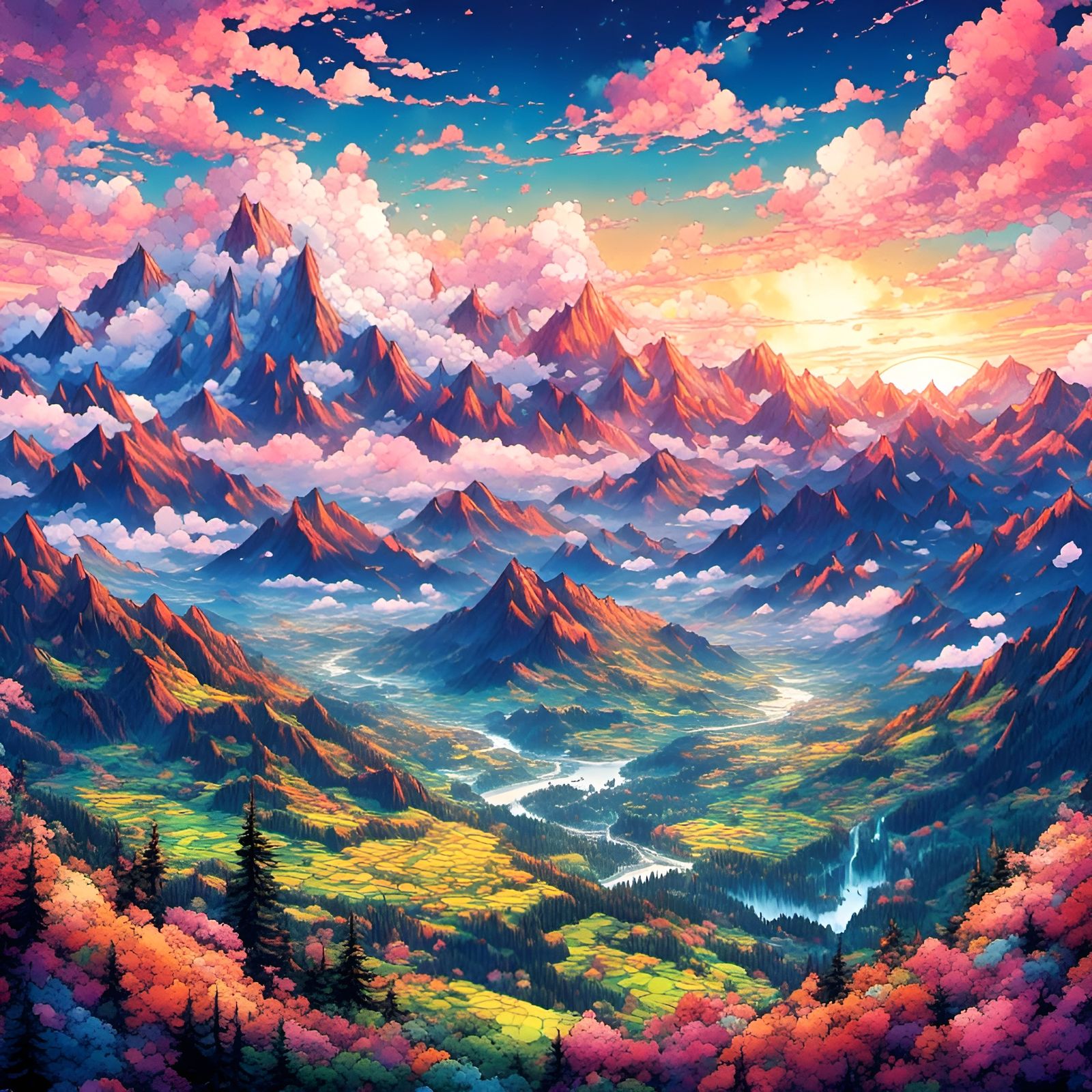 sheesh sunrise - AI Generated Artwork - NightCafe Creator