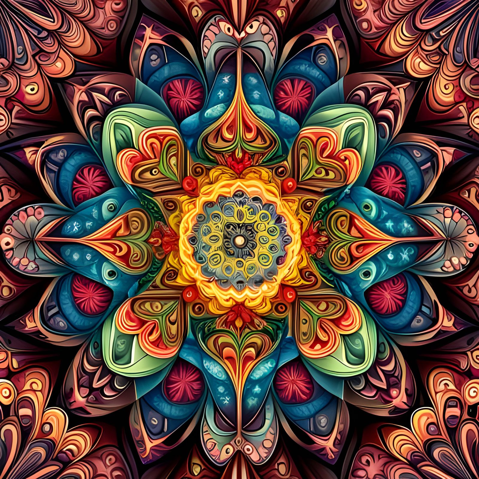 Mandala Art  by @Ate My Crayons 