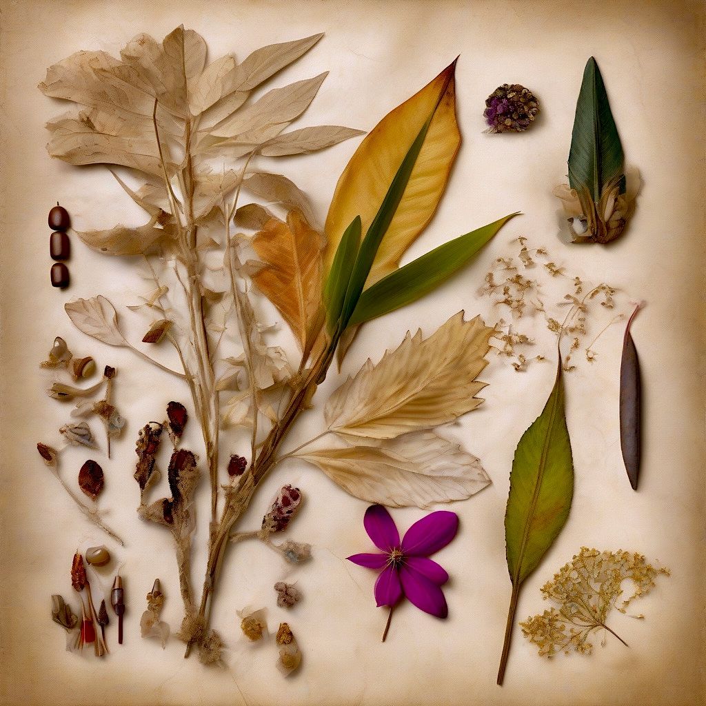 Pages of an ancient herbarium #1 - AI Generated Artwork - NightCafe Creator