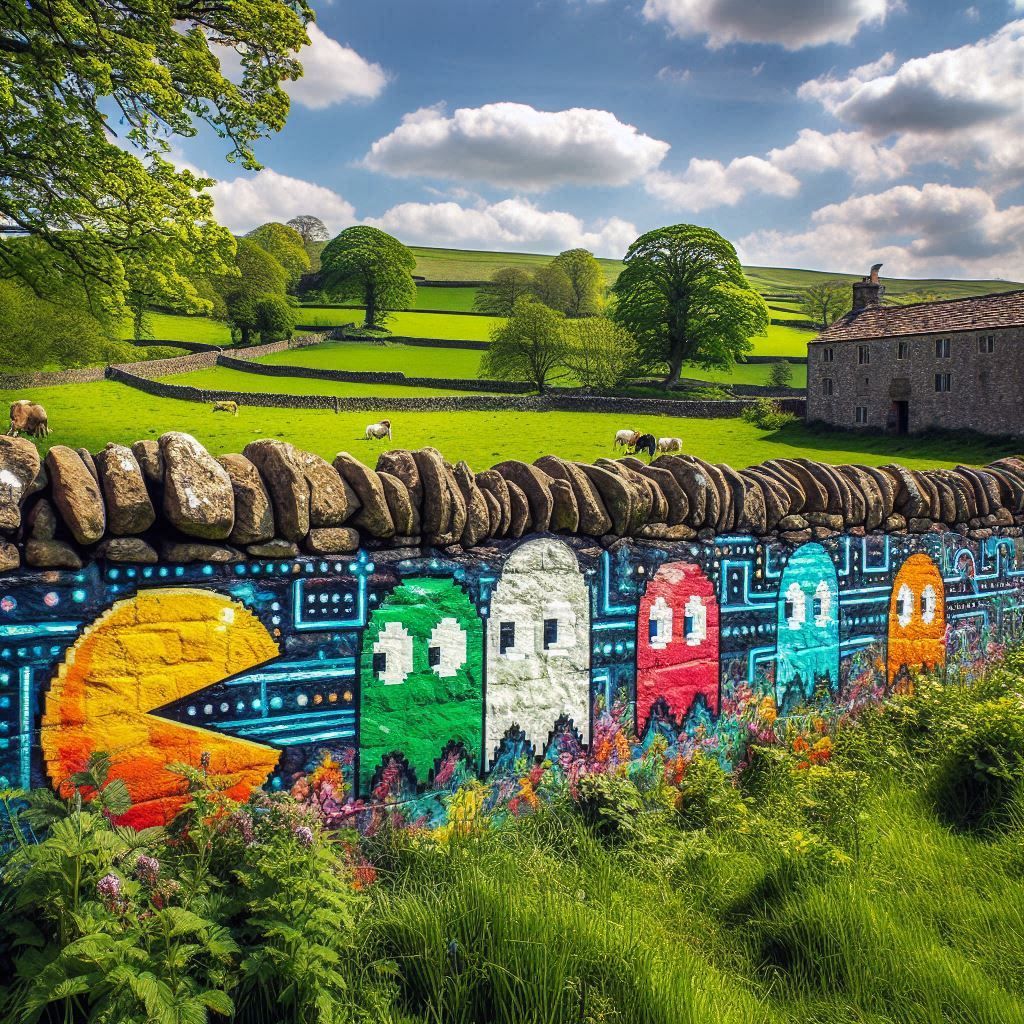 Street art, countryside