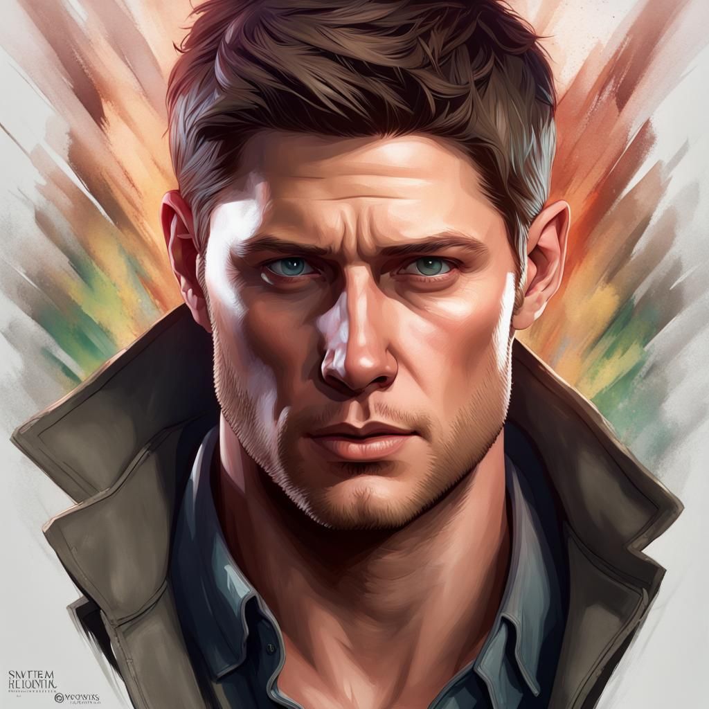 Supernatural Dean Winchester. - AI Generated Artwork - NightCafe Creator