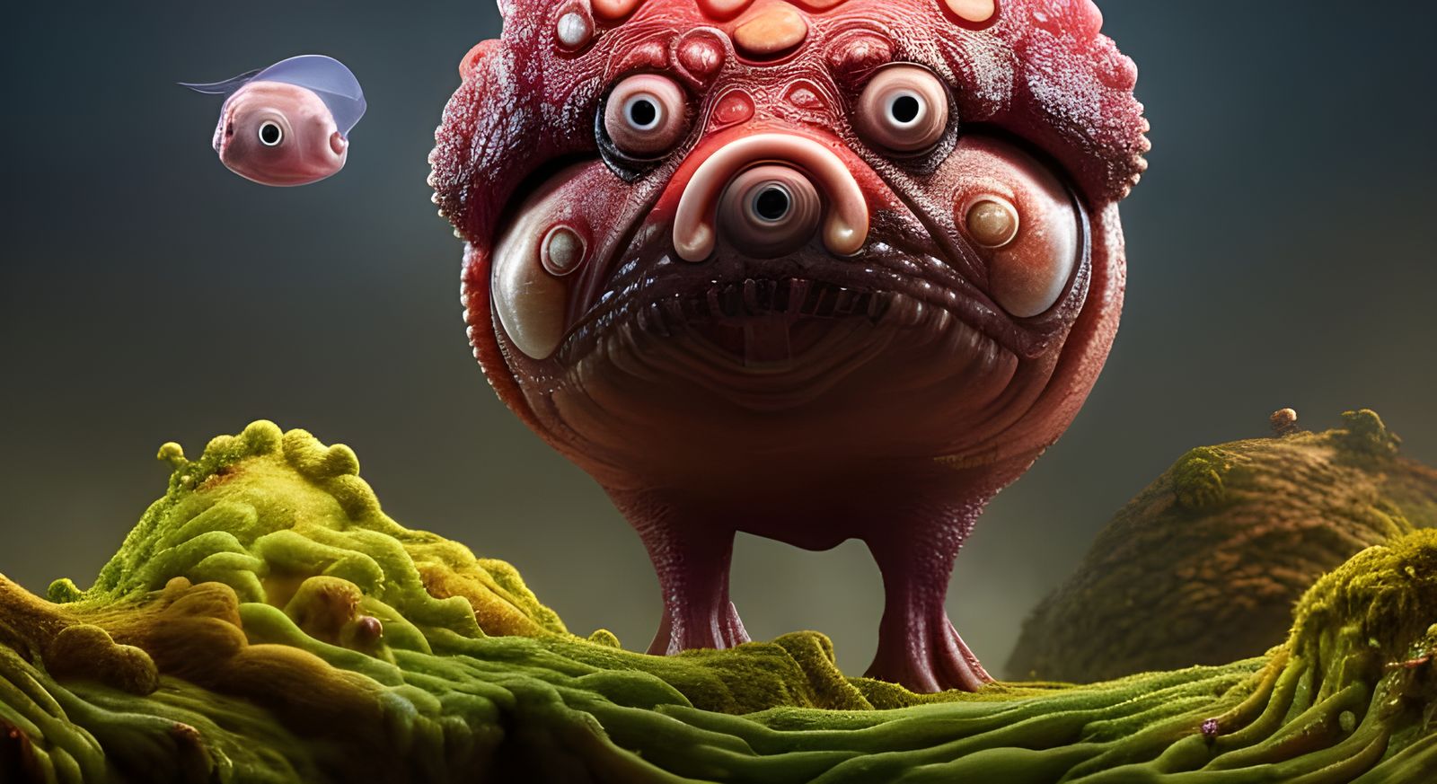 A Picture Of The Very Rare Deep Sea Pig