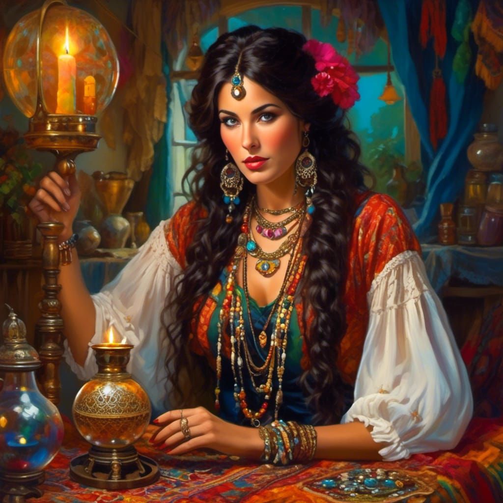 <lora:GypsyStyle:1.0> 