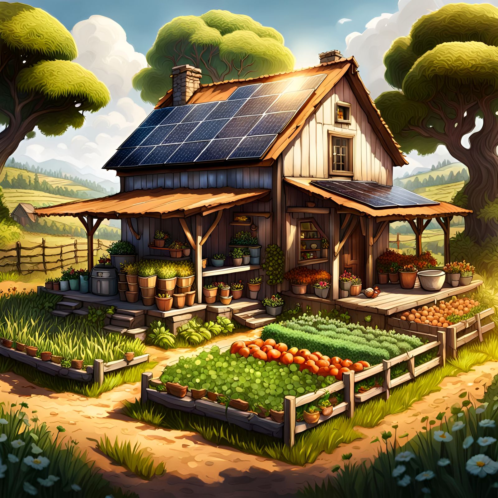 Self-sufficient Permaculture Homestead Farm  by @Accordance