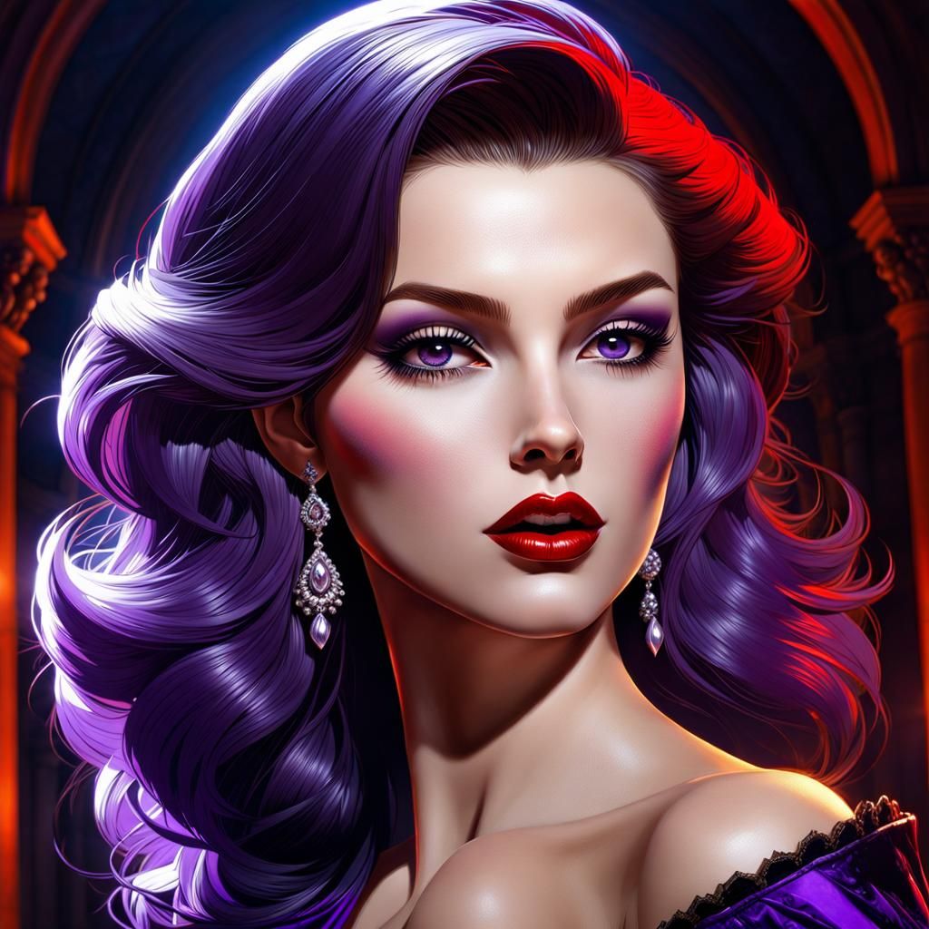 portrait of beautiful french lady - AI Generated Artwork - NightCafe ...