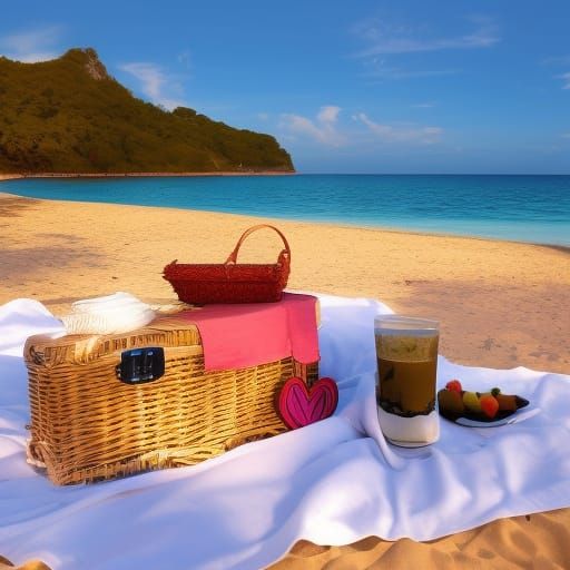 Beach With Picnic