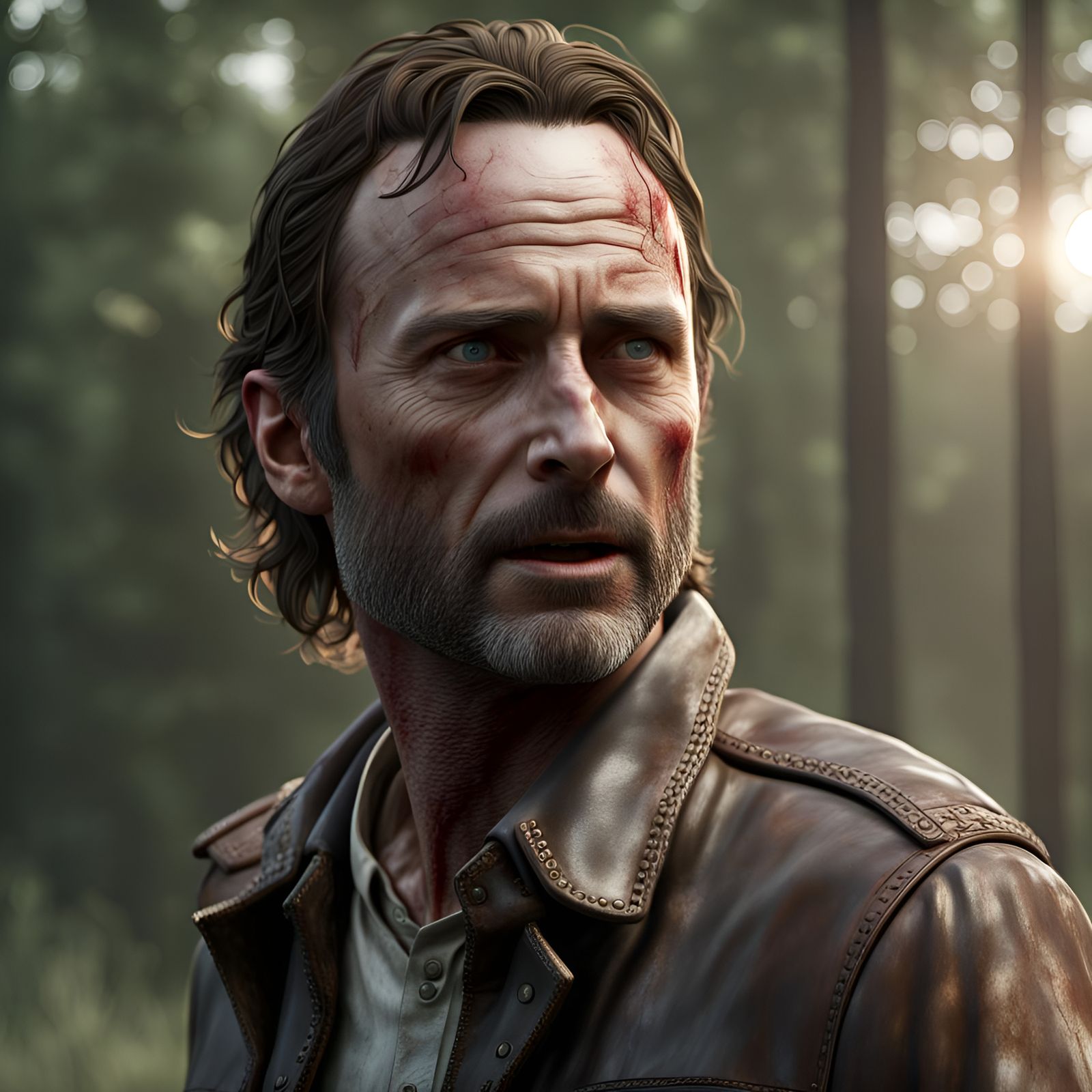 Rick Grimes - AI Generated Artwork - NightCafe Creator