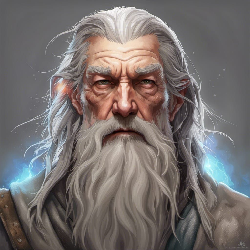 Gandolf the grey - AI Generated Artwork - NightCafe Creator