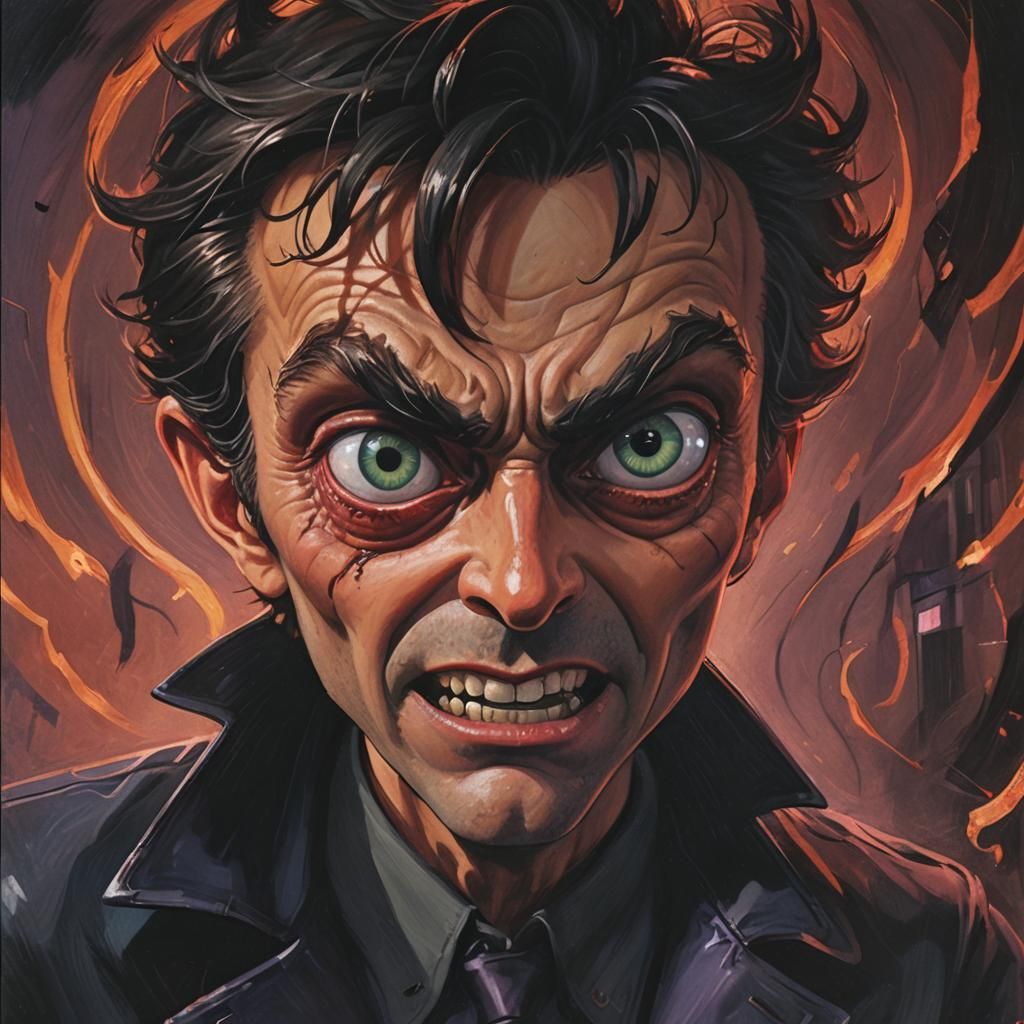 Tom and Jerry in a Twisted Eerie Setting