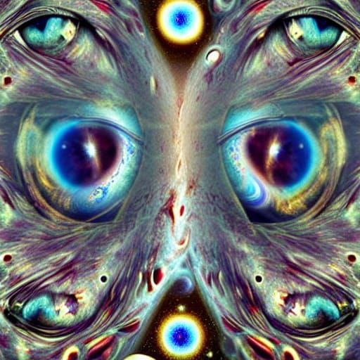 The eyes of the Universe are upon you. Hyperdetailed high de...