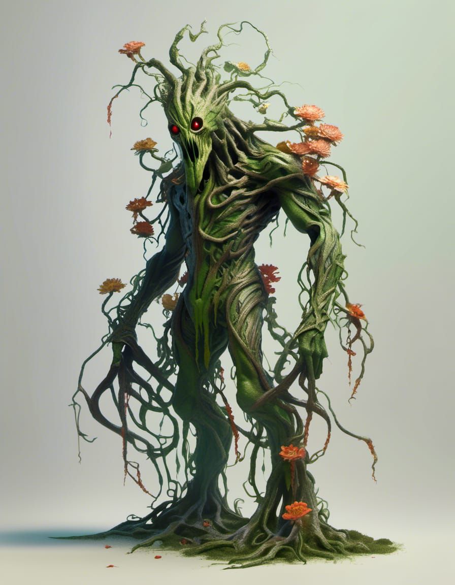 Green Illithid Hybrid as Arbor Vitae