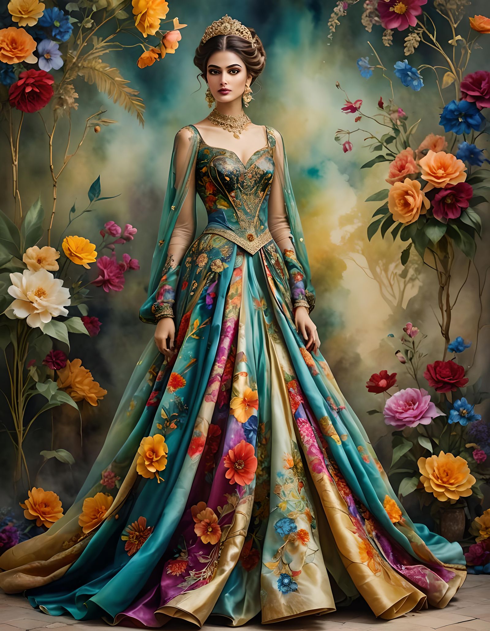 Princess Portrait  by @NeuralNetCanvas