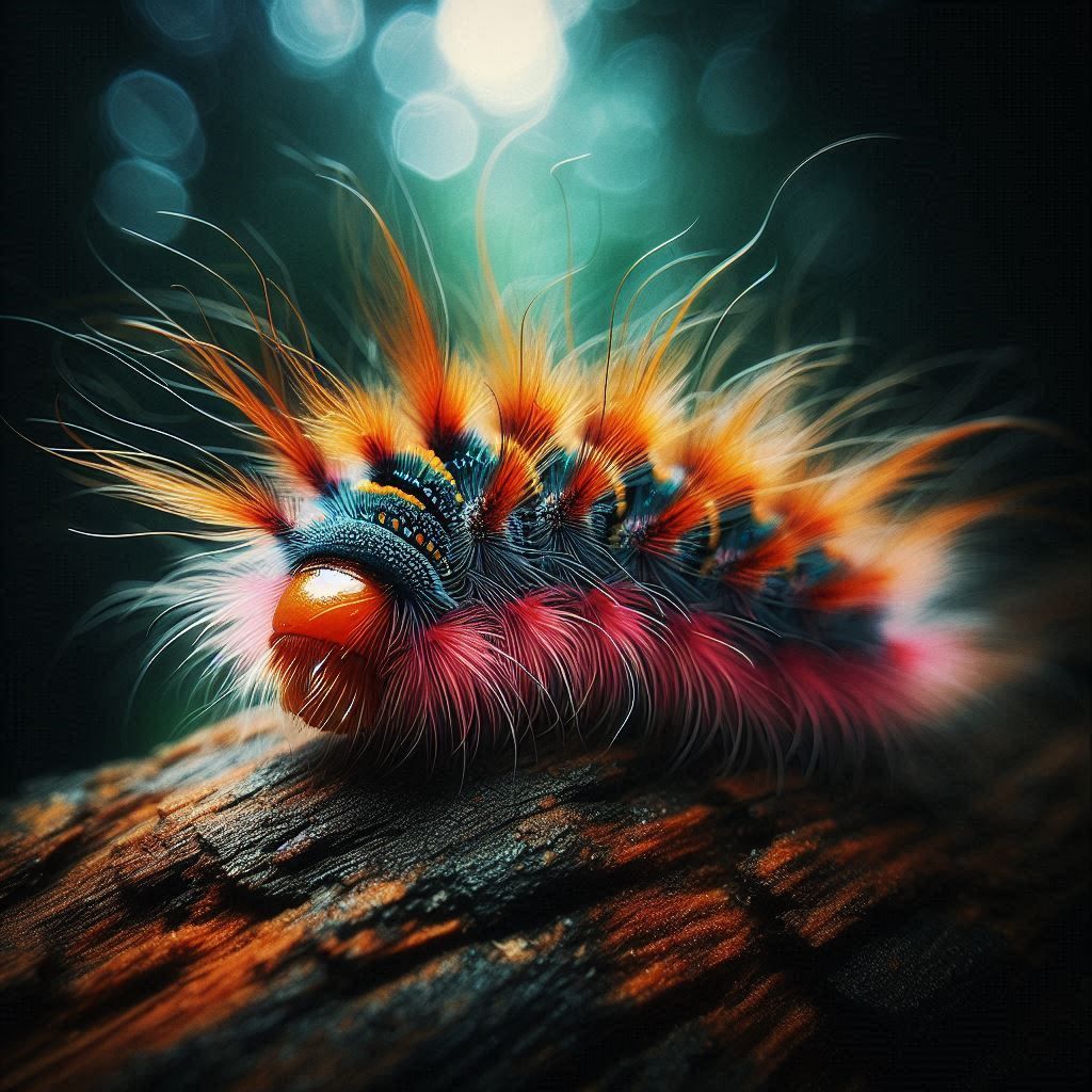 Colourful Hairy Worm