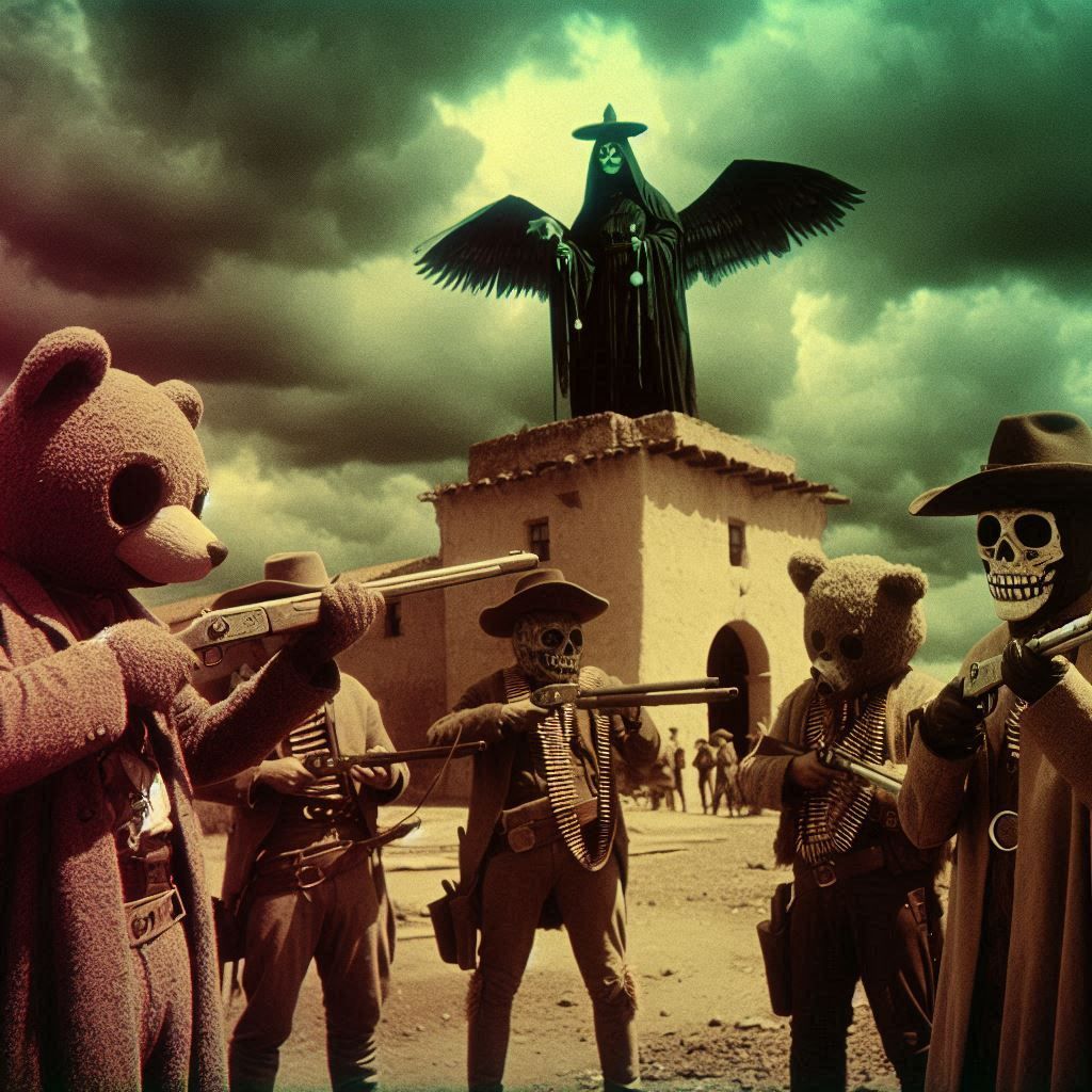 La pandilla de los ositos de peluche se enfrenta a la lechuza.