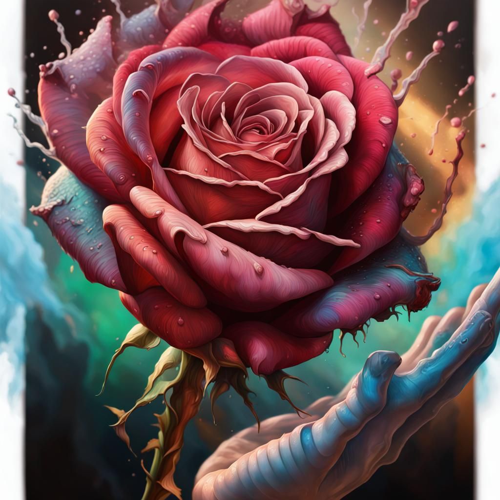 the beast the rose the hands of time - AI Generated Artwork - NightCafe ...