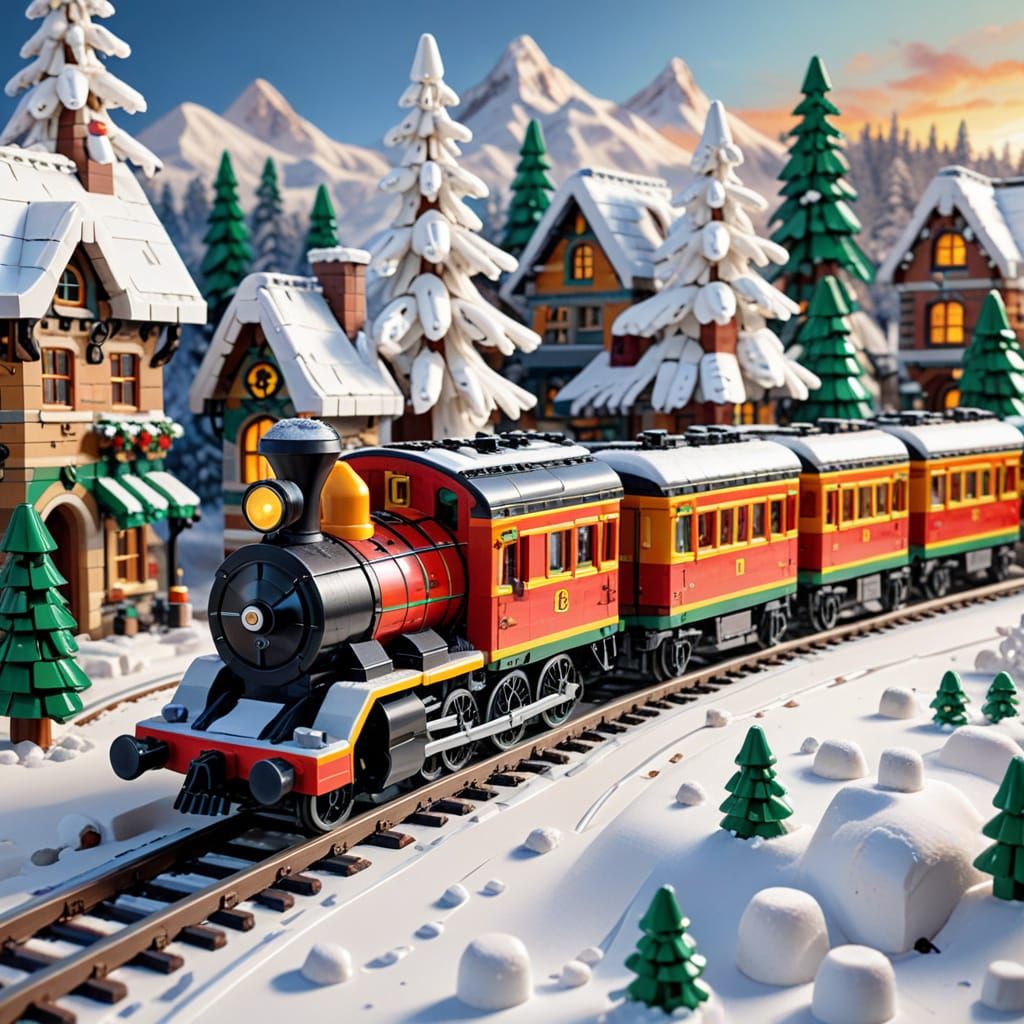 Lego Hogwarts Express  by @Paige