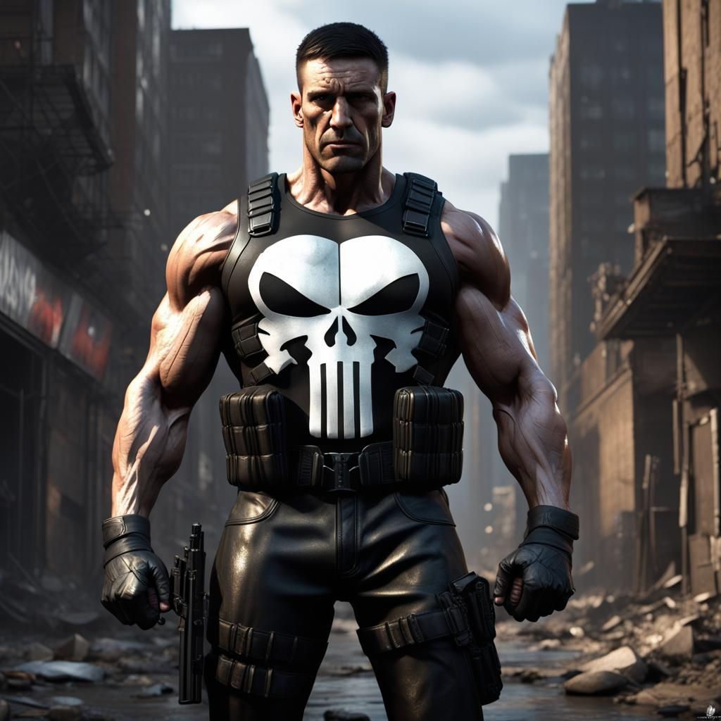 The Punisher - AI Generated Artwork - NightCafe Creator