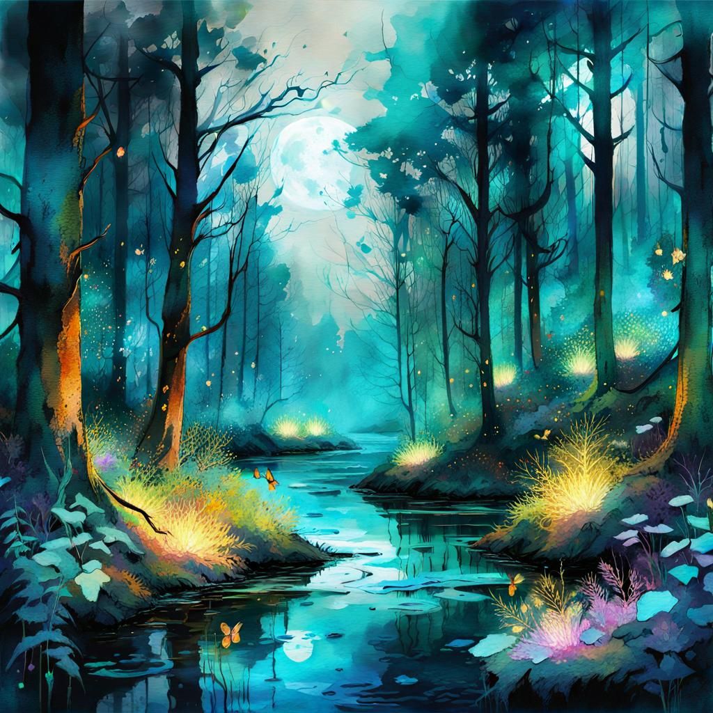 La Forêt enchantée  by @Duke35