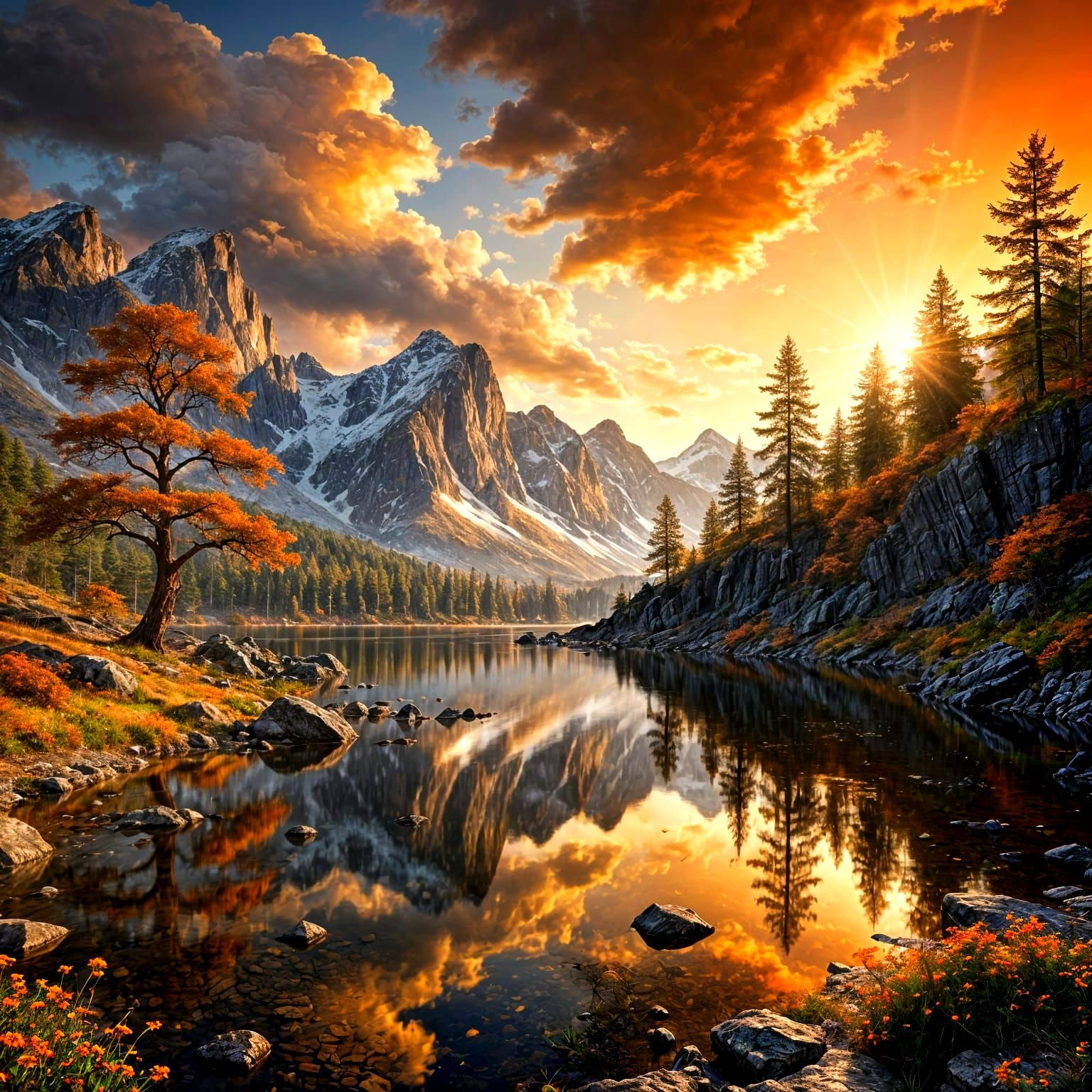 Epic landscape  by @photon