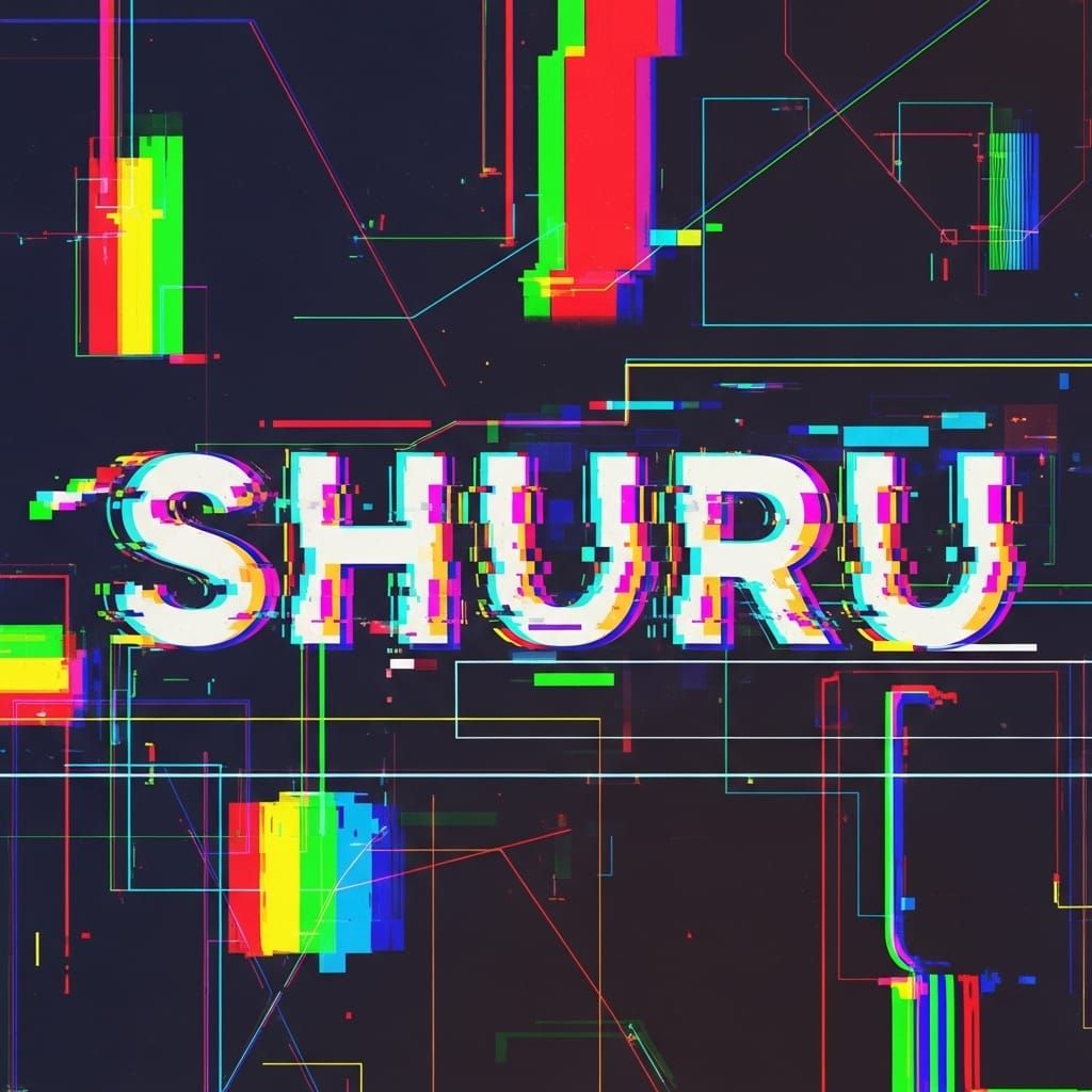 "Shuru" - Glitchart style