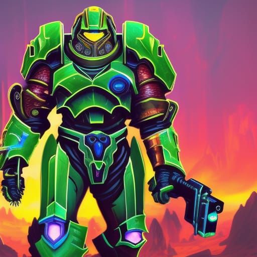 doom slayer  by @Alex M