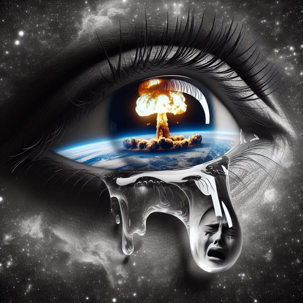 Tears in space  by @Goosie Girl 