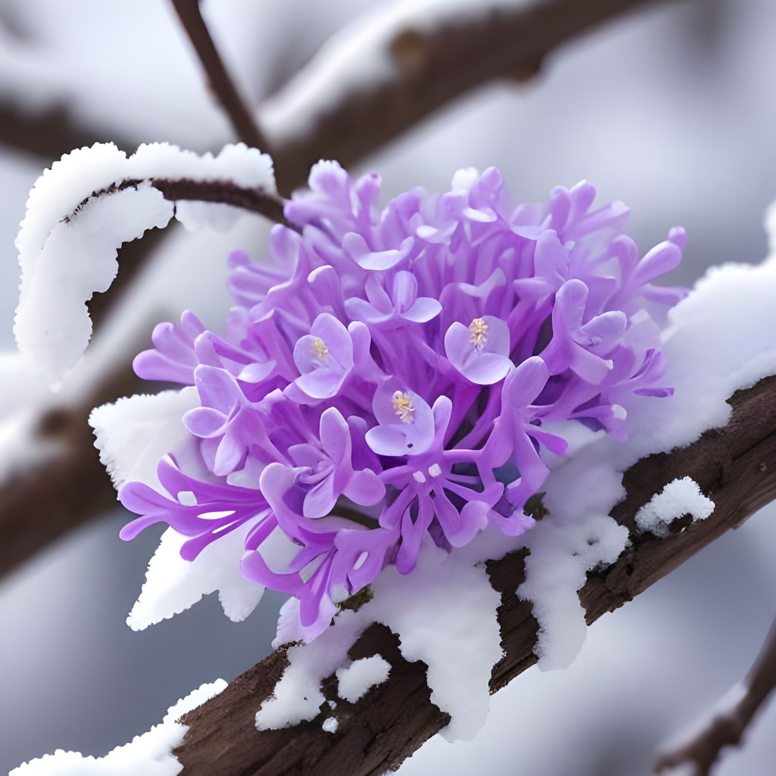 First Bloom Breaks Through AI Generated Artwork NightCafe Creator