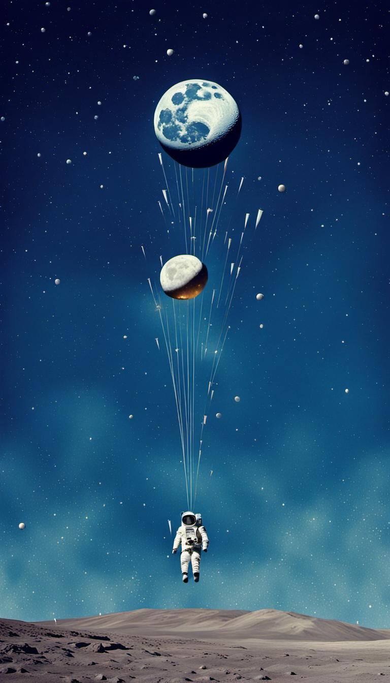 parachute to the moon