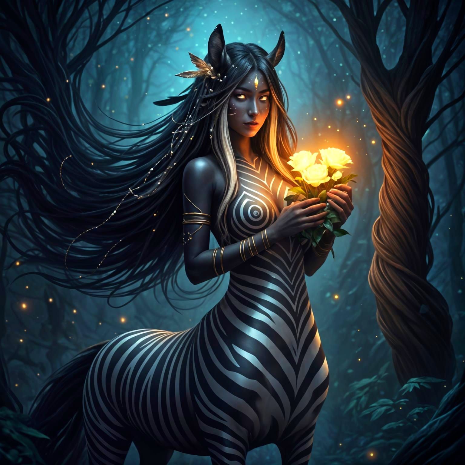 Protector of the Enchanted Forest  by @Lina Poe