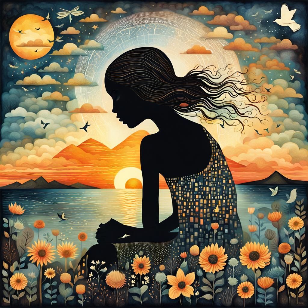 This stunning 8K digital artwork by Amanda Clark and Olga Kv...