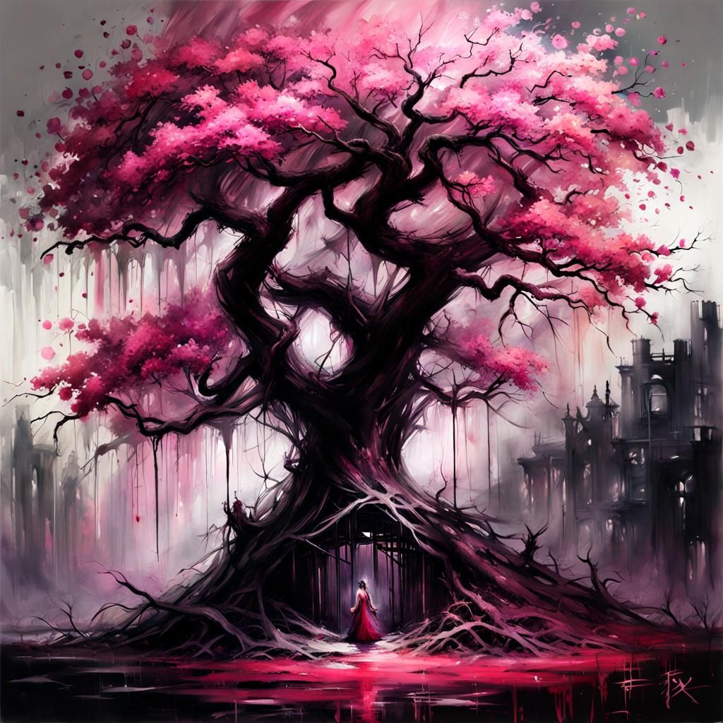  Sakura PlumTree  by @BrushBunny