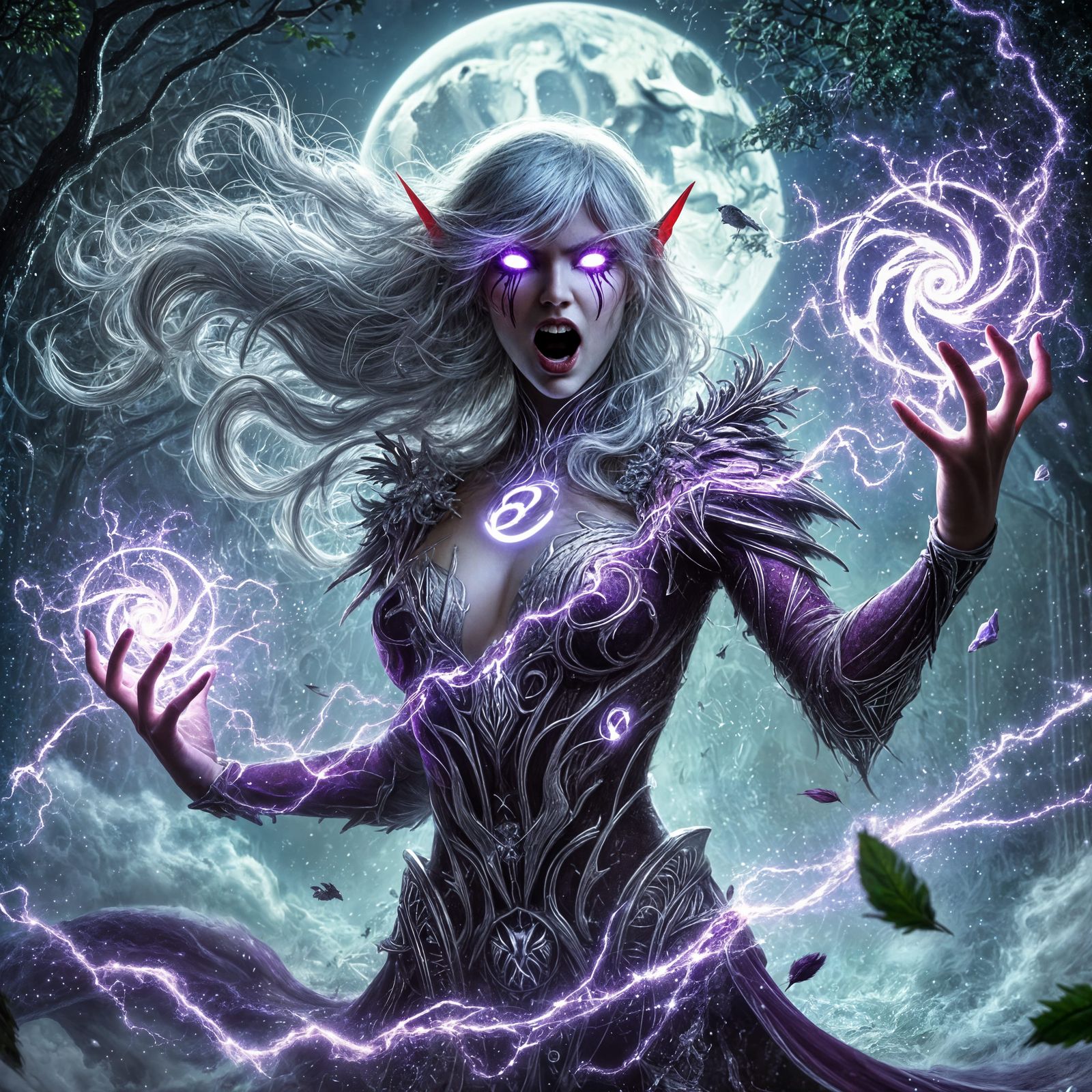 Sylaraeth “Starbloom” Vaeloria, High Elf Archdruidess of the Tes’Sarvanus