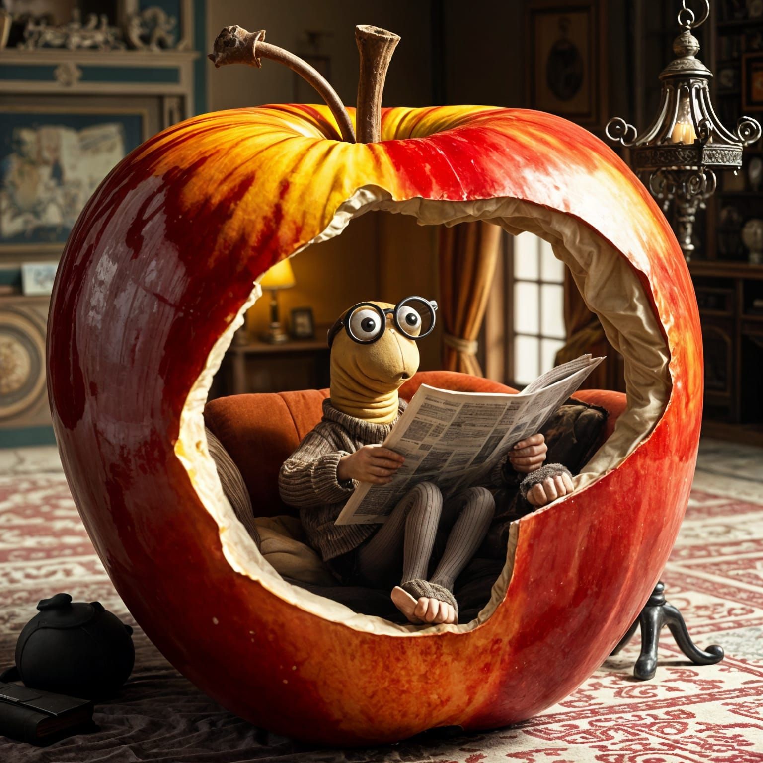 It's very hard to find a cozy apple nowadays, isn't it ?  by @PlatyB