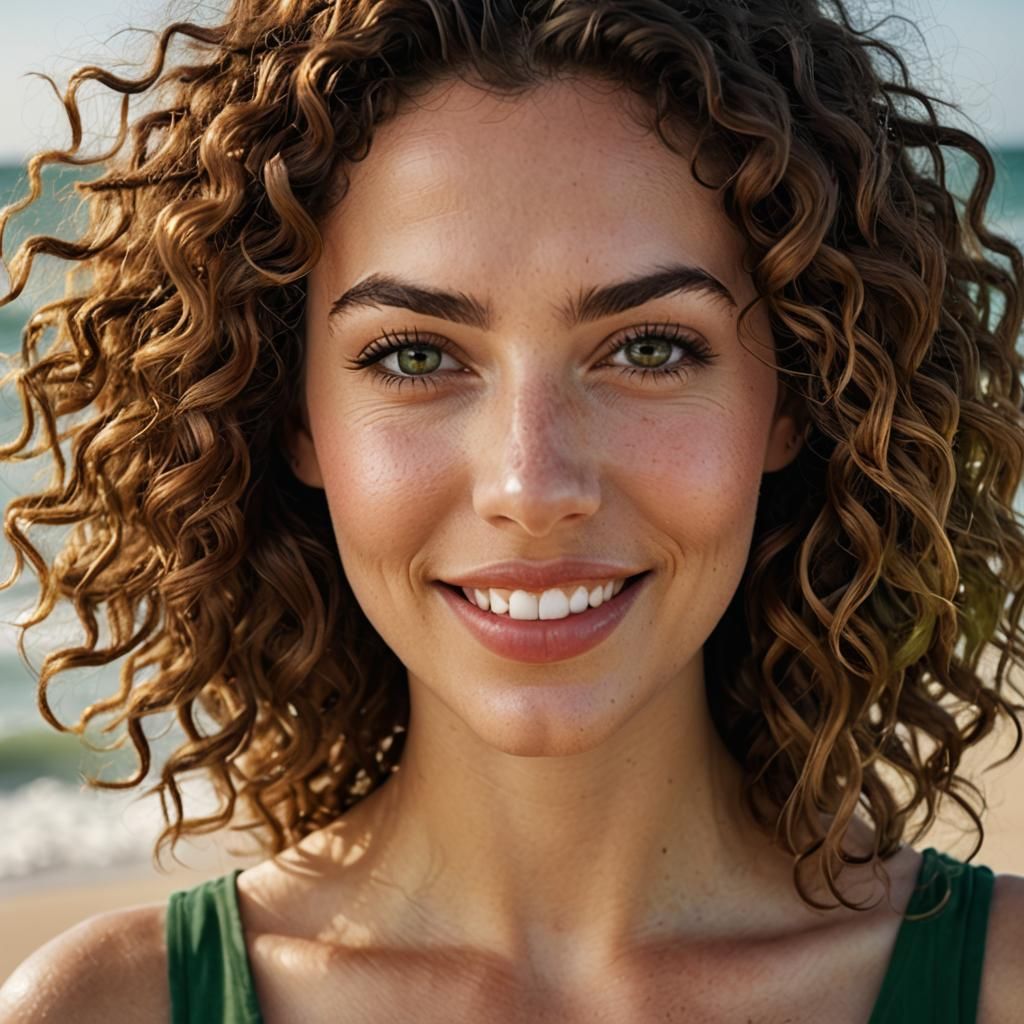 Portrait #5 - real-life friend as a young woman