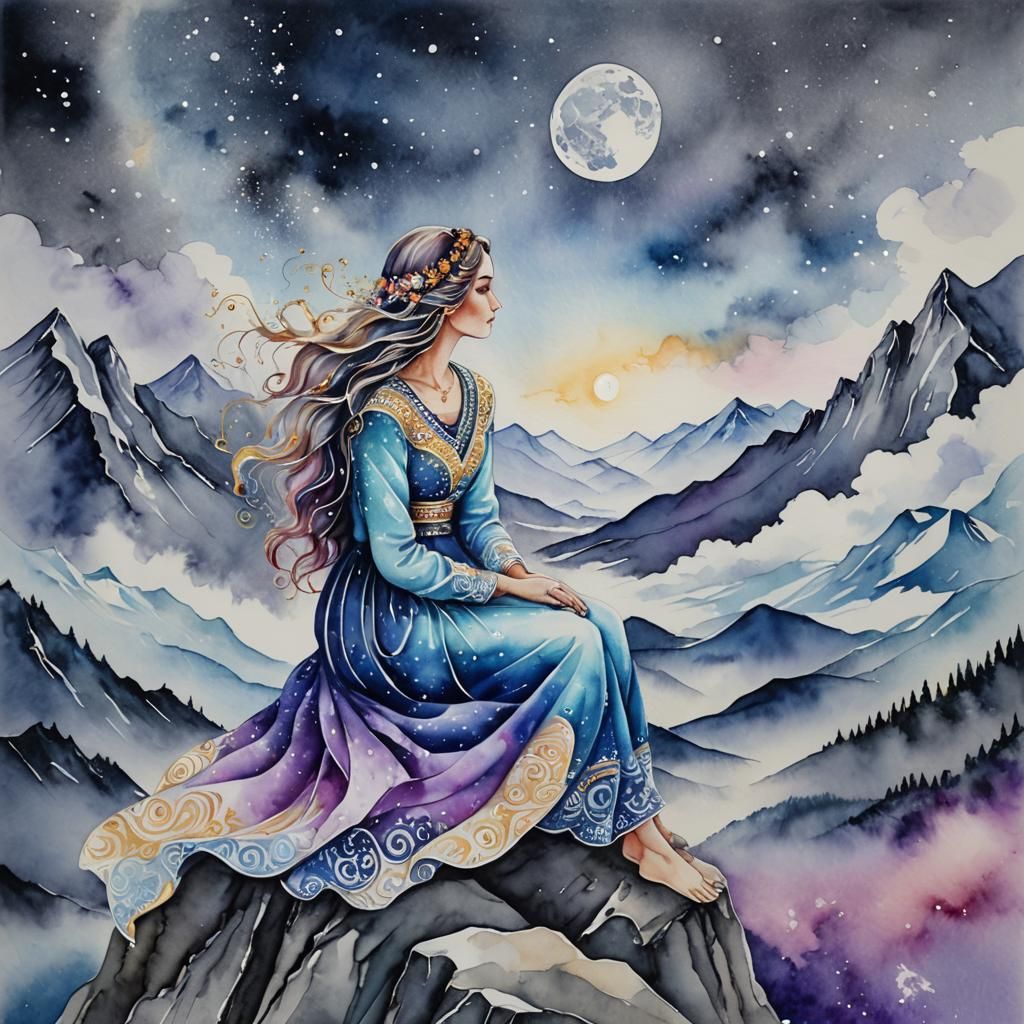 Percht - Göttin der Berge - Berggöttinnen der Alpen Heide Gö...