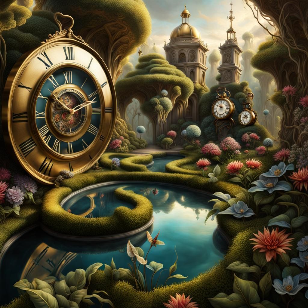 Garden Of Time - AI Generated Artwork - NightCafe Creator