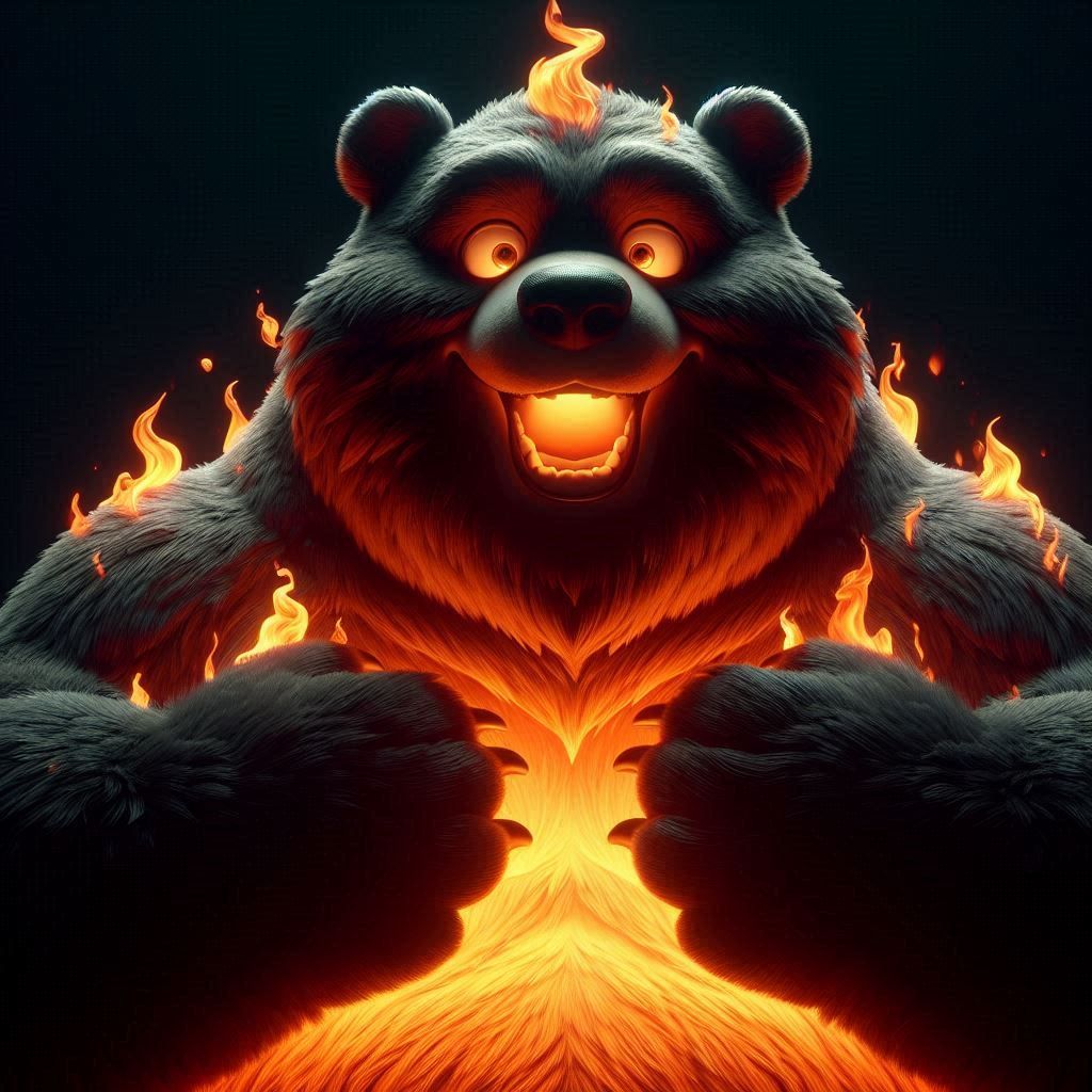 Fire Elemental Bear