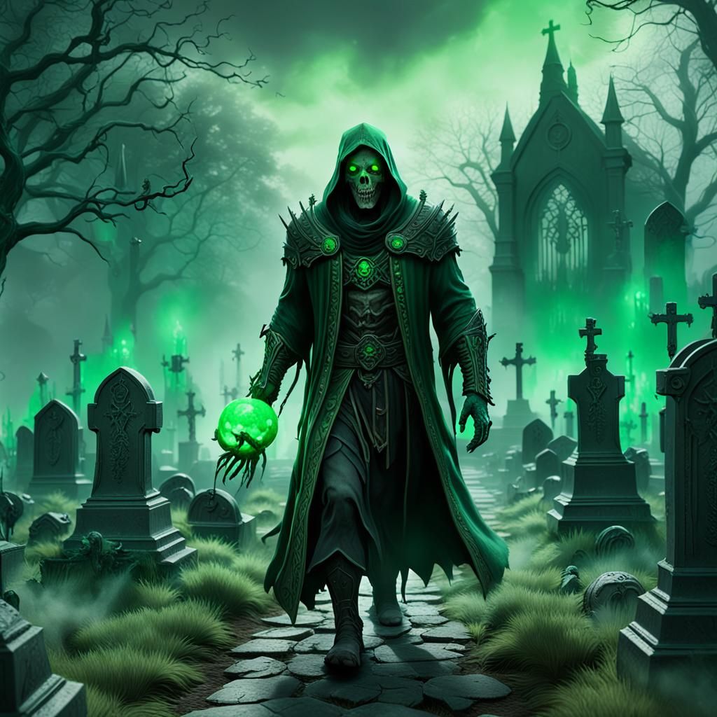 Raising corpses is in his blood...or lack of