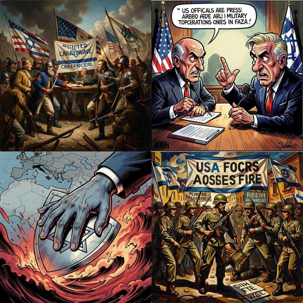 US Forces Israel to Ceasefire