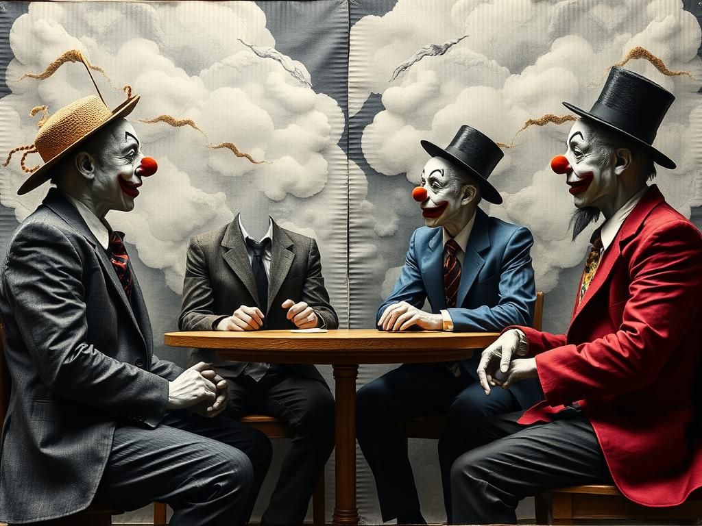 Surreal Clowns Debate: Dadaist Deviation by Bontecou, Ernst ...